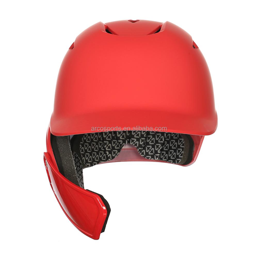 High Quality Good Price  Baseball Helmet Custom Standard Safety Protective With Jaw Guard Batting Helmet