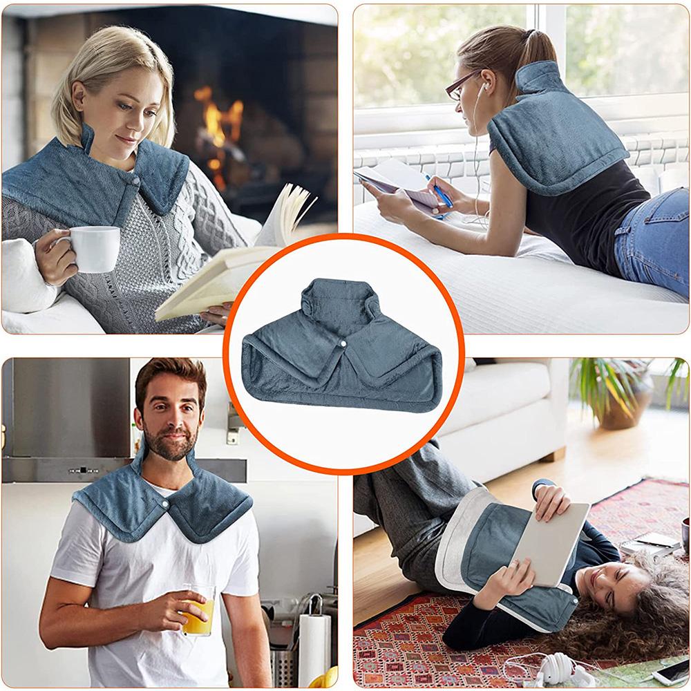 Электрическая грелка для облегчения боли в шее и плечах, подогреватель с автоматическим выключением