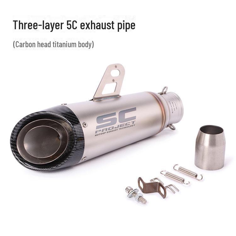 Двухслойный выхлопной патрубок мотоцикла Ninja SC R25R3R6