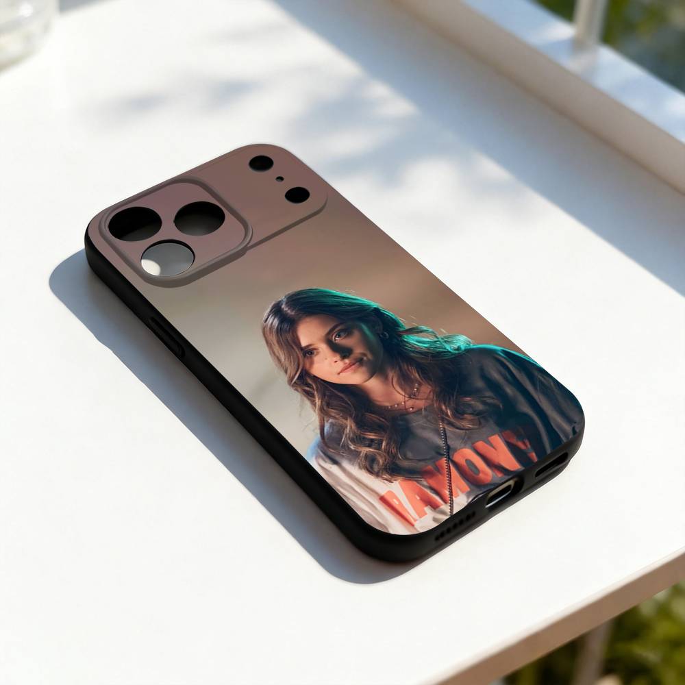 C-Culpa T-Tuya MIA 20 60 Для iPhone 17,16,15,14,13,12,11,Pro,Max,Plus,E,SE4,Air,Mini Черный Мягкий Чехол для Телефона