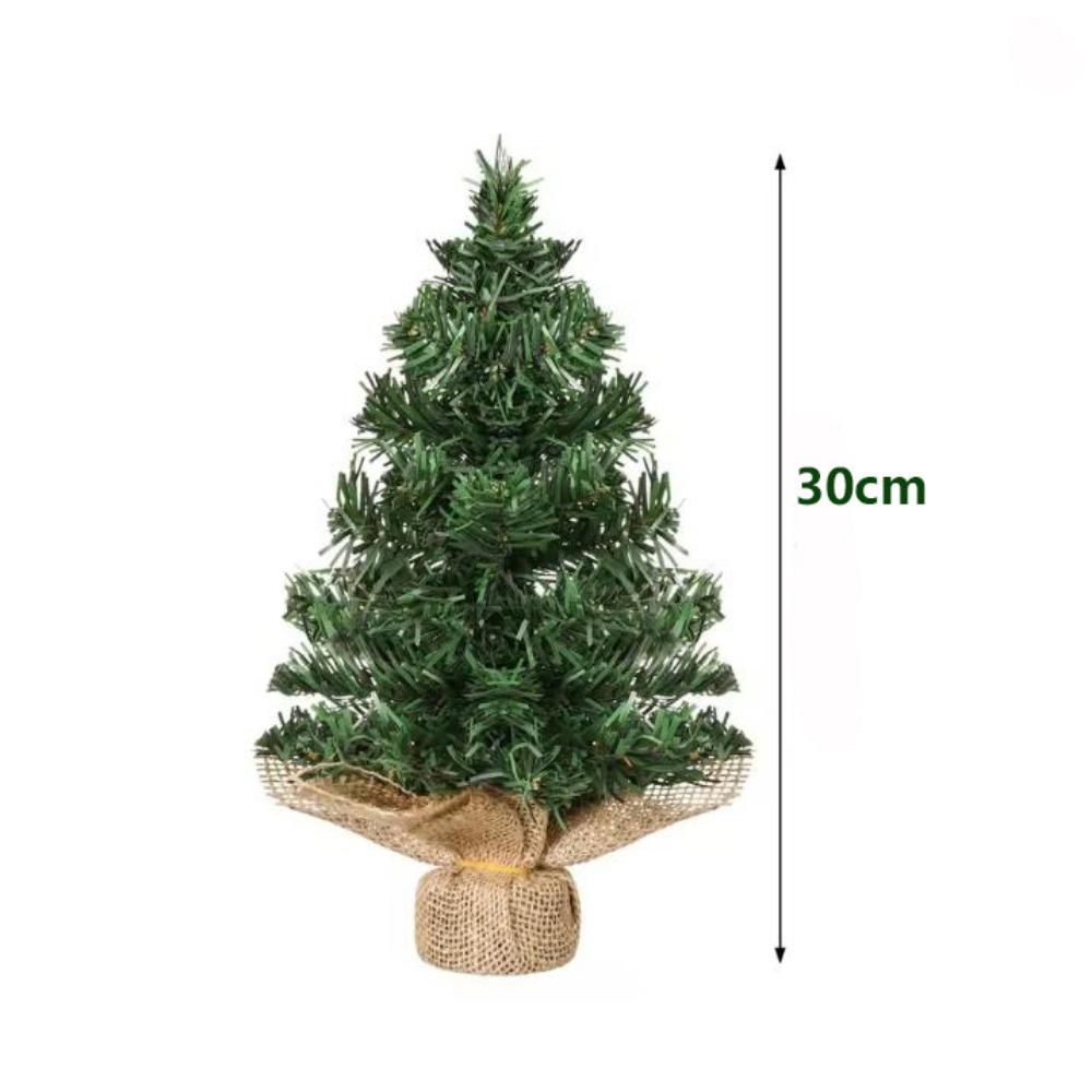 Plastic Artificial Christmas Tree 15/20/30cm DIY Small Desktop Decorative Desktop Fake Pine