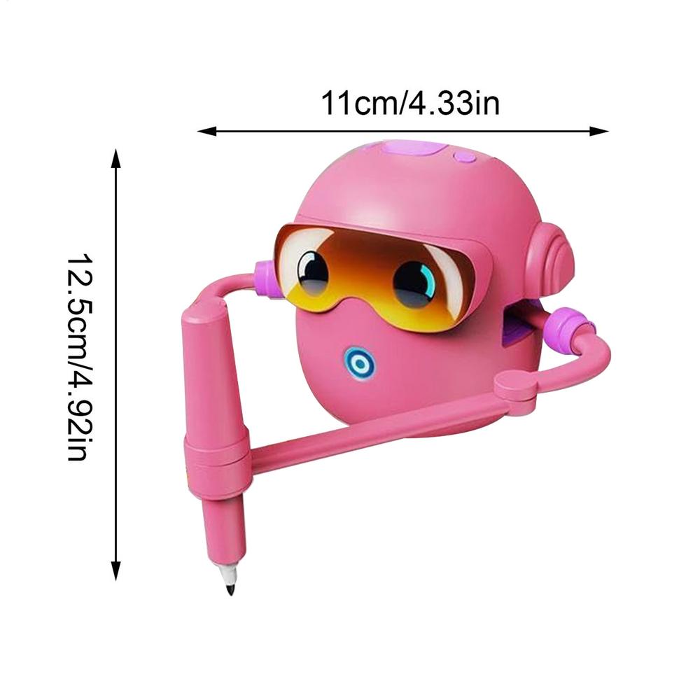 Робот-рисовальщик для детей, обучающая игрушка для рисования, развивающая креативность, с 100 карточками, игрушка для творчества, робот-рисовальщик