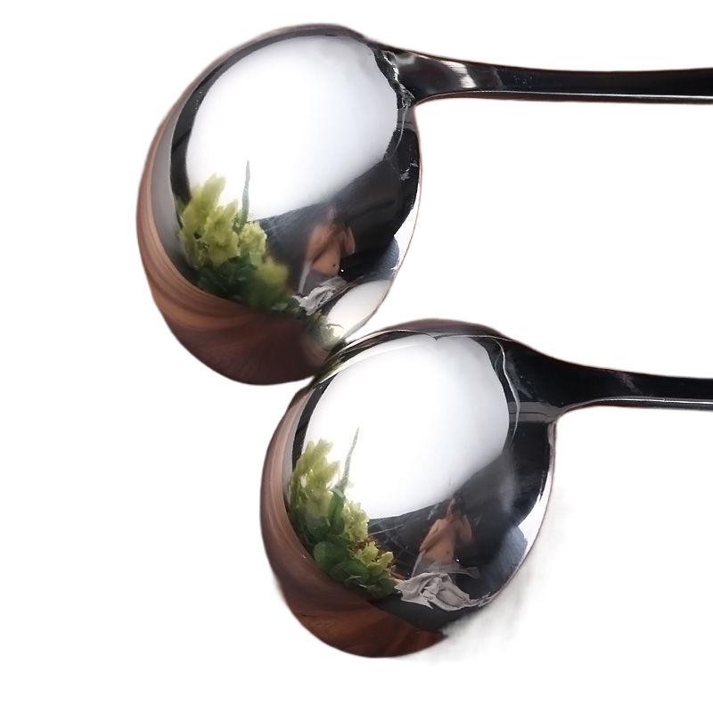 Половник для супа из нержавеющей стали 304 - Длинная ручка, Большой объем для сервировки, с дуршлагом для домашнего или коммерческого использования