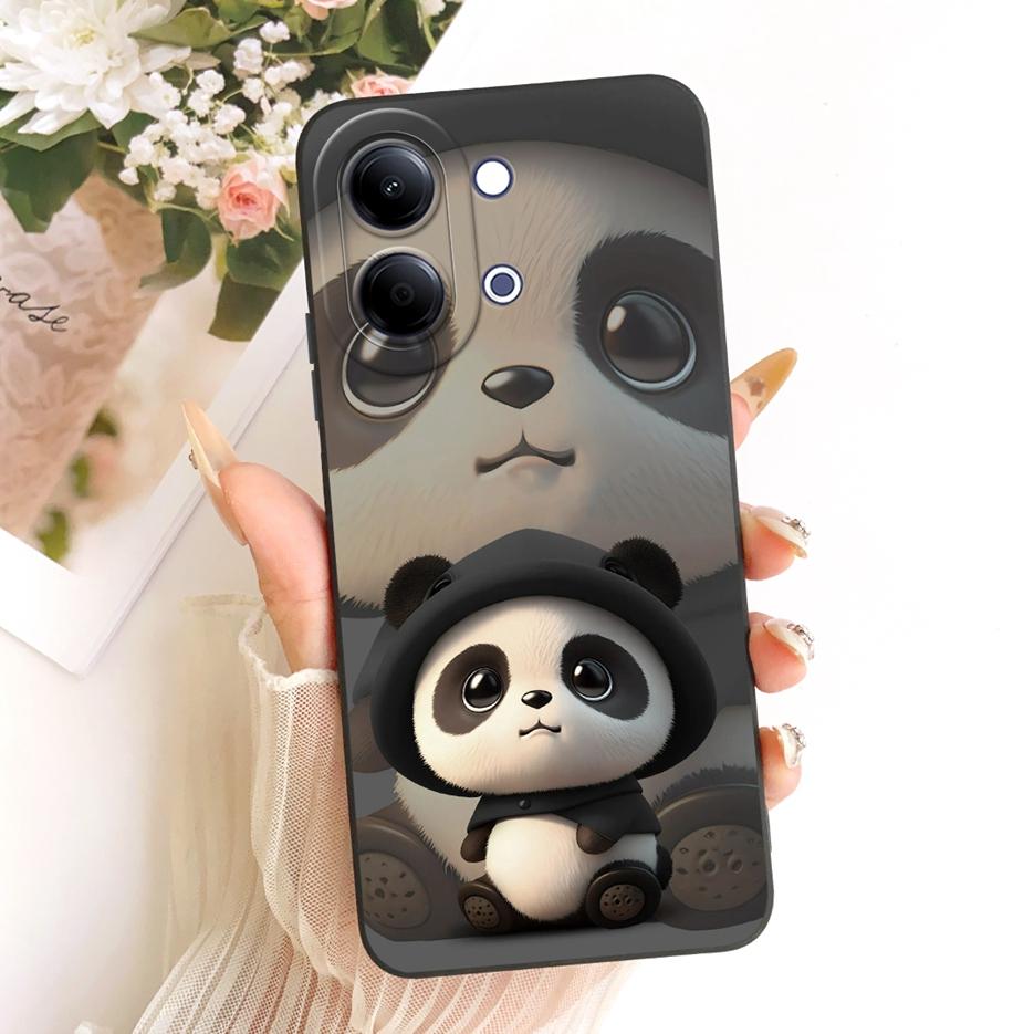 Для Vivo Y05 4G Чехол Милый Собака Панда Мультяшный Чехол Ударопрочный Мягкий ТПУ Чехол для Телефона Для Vivo Y11d Y 05 VivoY05 VivoY11d Fundas Сумки