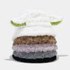 High quality lamb ear hat women autumn and winter thickened warm basin hat Korean version Internet celebrity playful bucket hat