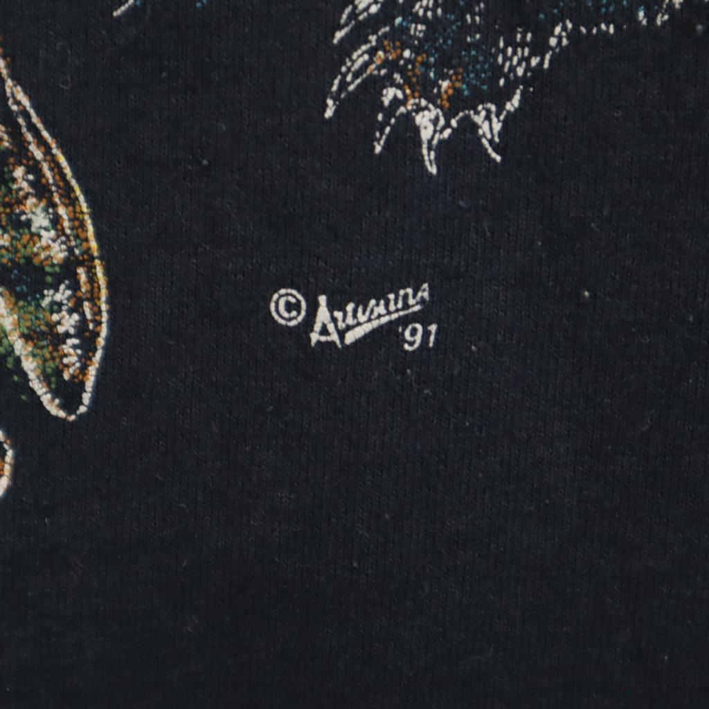 SCREEN STARS BEST 90s Made In USA Old Animal Pattern Short Sleeve T-shirt Men's Used