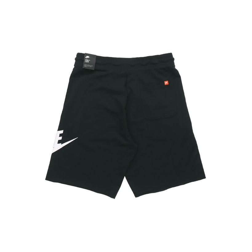 Nike Спортивные шорты прямого кроя с большим логотипом и принтом на шнурке Мужские шорты черные AT5268-010