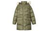 Женская зеленая пуховая куртка Originals Trefoil Collection HS9515