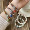 Summer Color Ceramic Bracelet Retro Chinese National Wind String Jewelry