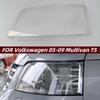 Накладка на фару Volkswagen Multivan T5 (05-09) - Прозрачная передняя маска-абажур
