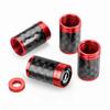 Car Metal Carbon Fiber Wheel Tires Valve Caps Tyre Cover For Opel Astra Mokka Zafira Vectra OPC Insignia Vivaro Corsa H G Combo