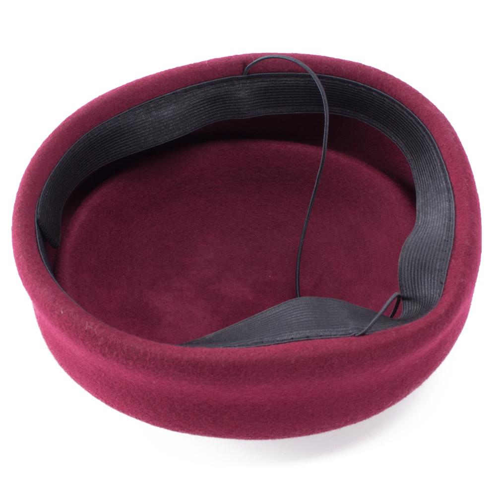 Lawliet женские 100% шерстяные шляпы-таблетки для свадебной вечеринки, коктейльные, необрезанные, блокированные, шляпы, B028