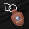 New PU Leather Car Keychain Key Ring For VW Volkswagen Golf Polo Passat Tiguan Touran Jetta Accessories Sticker YSK-DP-PU-VW AK3