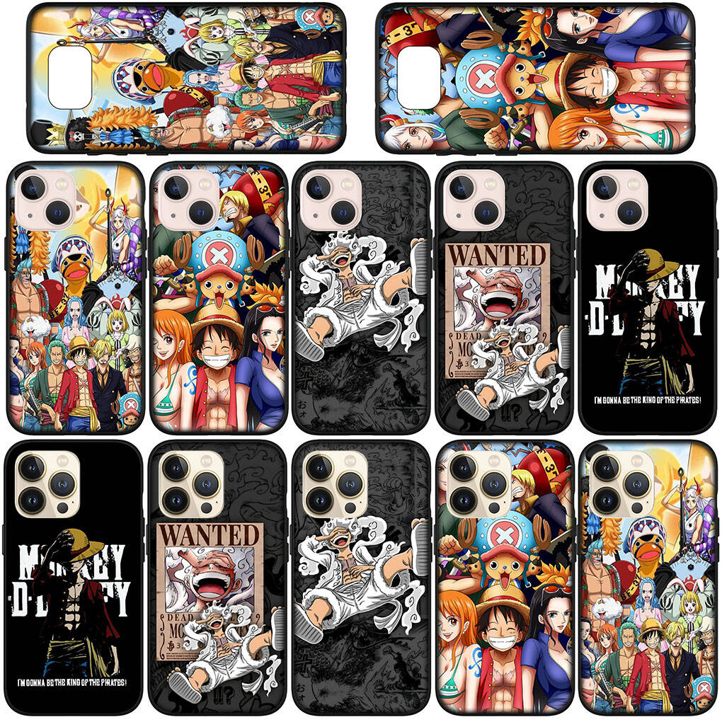 Чехол для телефона Samsung Galaxy S25 S24 S23 S22 Ultra FE Plus A17 A37 A57 A56 A55 A06 A16 A15 A36 A26 A35 A05 A25 A54 A34 с комиксами, Луффи, Gear 5, One Piece.