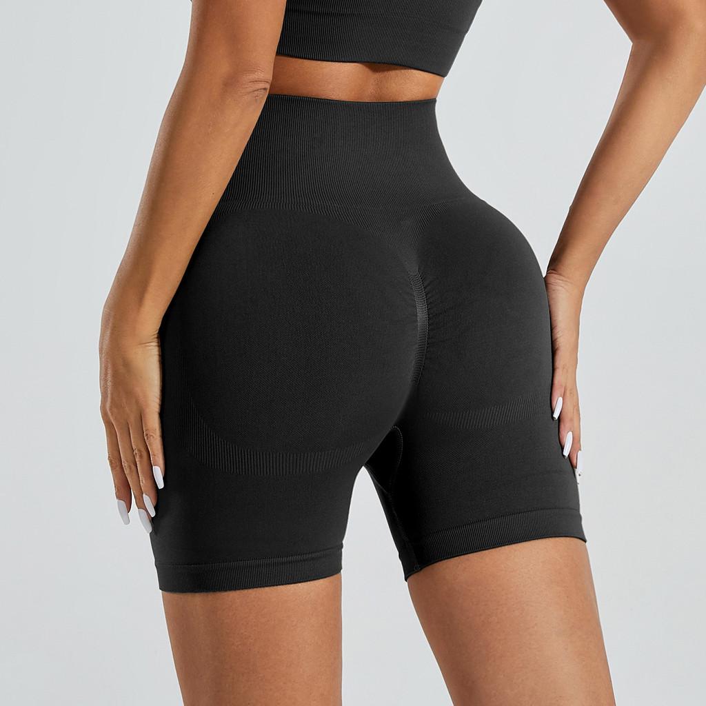 High Waist Yoga Shorts For Women Breathable Quick Dry Seamless Activewear For Gym And Outdoor