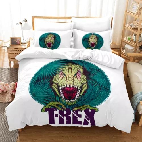 Crocodile Duvet Cover Set Bed Decoration First Choice Gift Suitable For Children Boys Girls And Adults Soft Warm And Breathable