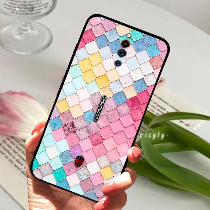 Для Nubia Red Magic 5S 5G Мягкий Силиконовый TPU Чехол для Телефона Для ZTE Nubia Red Magic 7 Pro Coque RedMagic 7S Ударопрочный Бампер