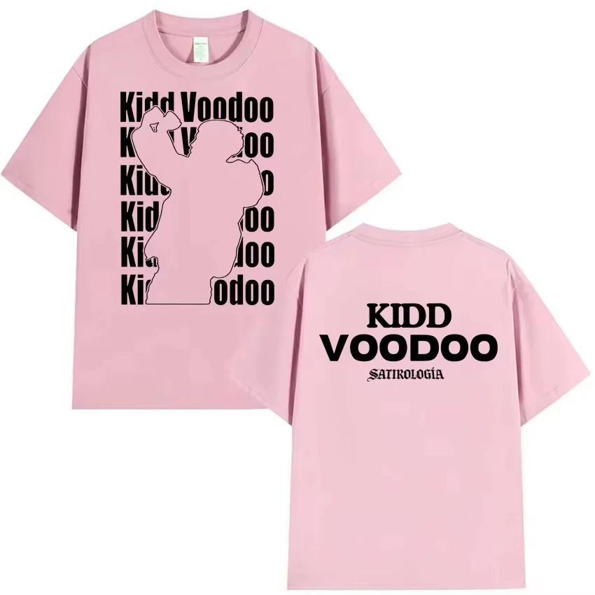 Kidd Voodoo 2026 Album Tour Graphic Fashion TShirt Spring Summer Unisex HipHop Gothic 100 Cotton Women And Unisex Tshirts