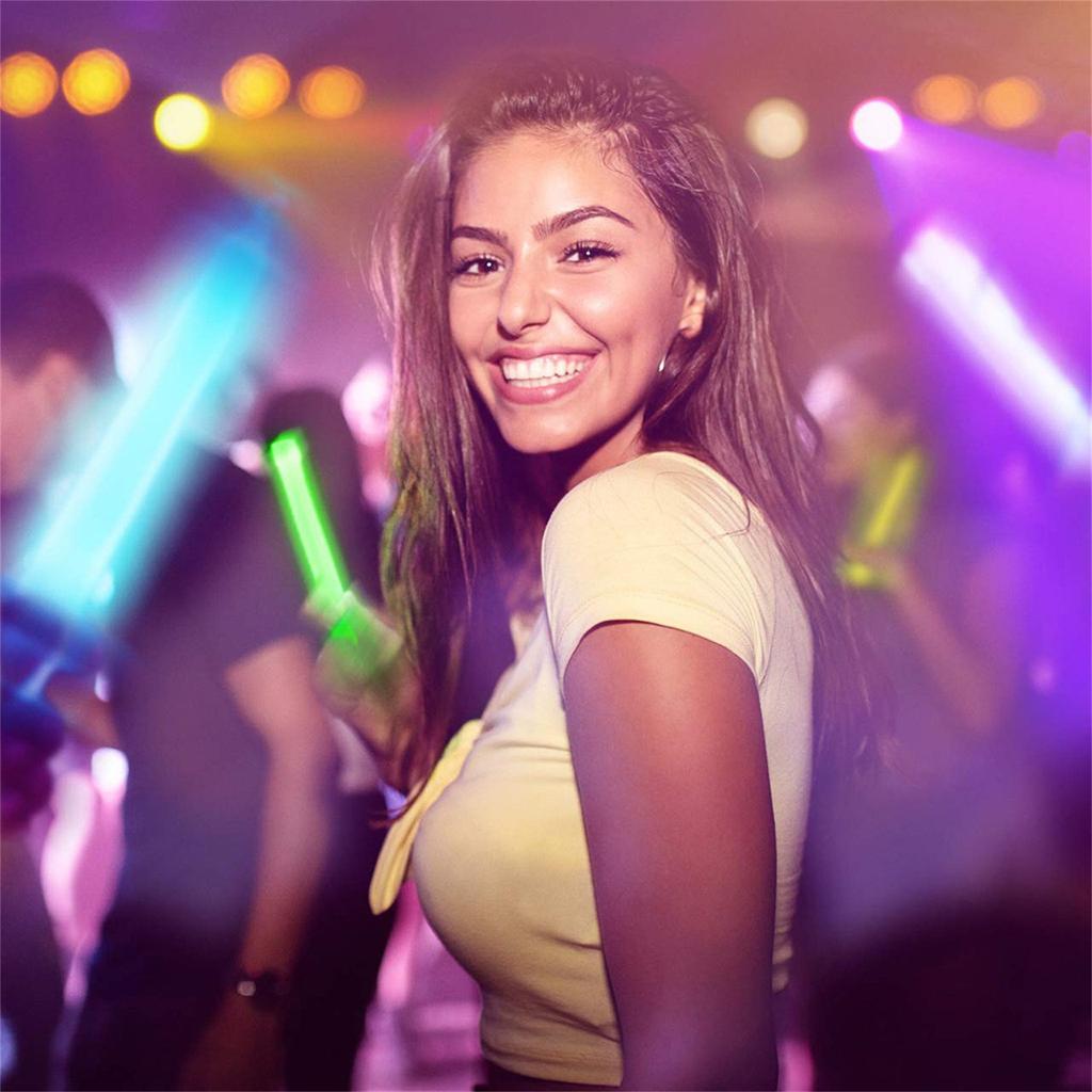 5 шт., светящиеся палочки в темноте, товары для вечеринок для детей и взрослых, светящиеся палочки для вечеринок, кемпинга, палочки аварийного освещения, вечерние концерты, 5 мл