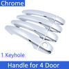 for Citroen C Elysee 2013 2014 2015 2016 2017 2018      Chrome Door Handle Cover Car Accessories Styling Cap