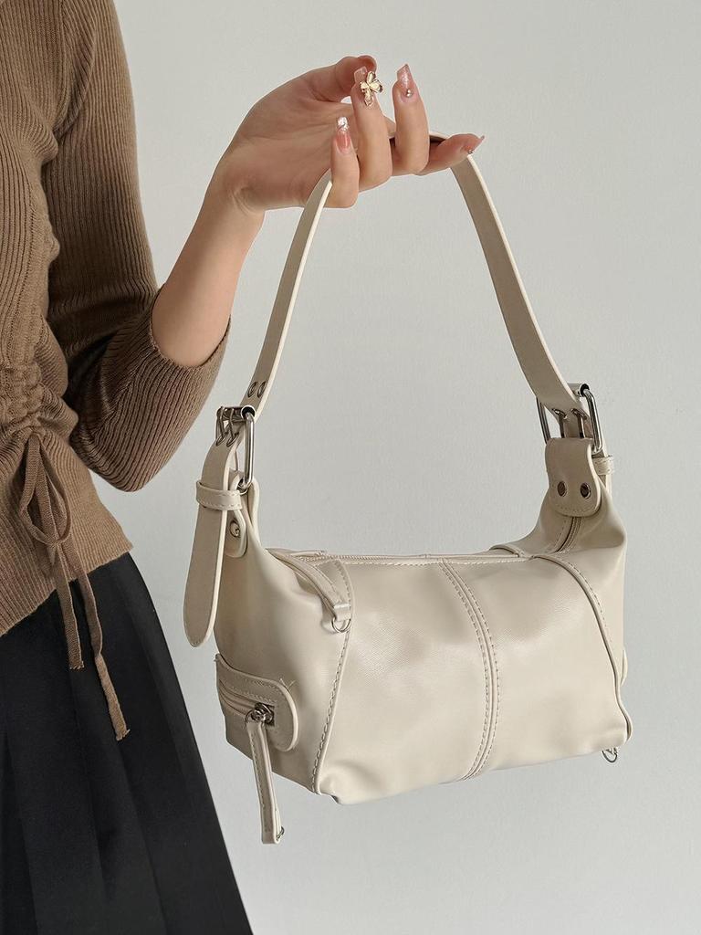 Trendy Y2K Punk Style Shoulder Bag - Retro Cool Girl's Versatile Handbag