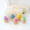 3D Cup Cake Ice Cream Cream Muffin Silicone Candle Mold DIY Muffin Birthday Gift Bedroom Diffused Stone Wedding Home Decoration