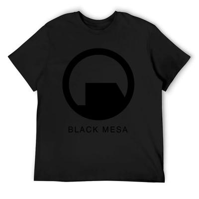 Черная футболка с логотипом Black Mesa от Alyx, чистая, смешная, хлопковая блузка, оверсайз, мужские футболки с принтами, смешные