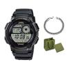 Casio Мужские ЧЕРНЫЕ часы для ПОДРОСТКОВ AE-1000W-1A AE-1000W-1A
