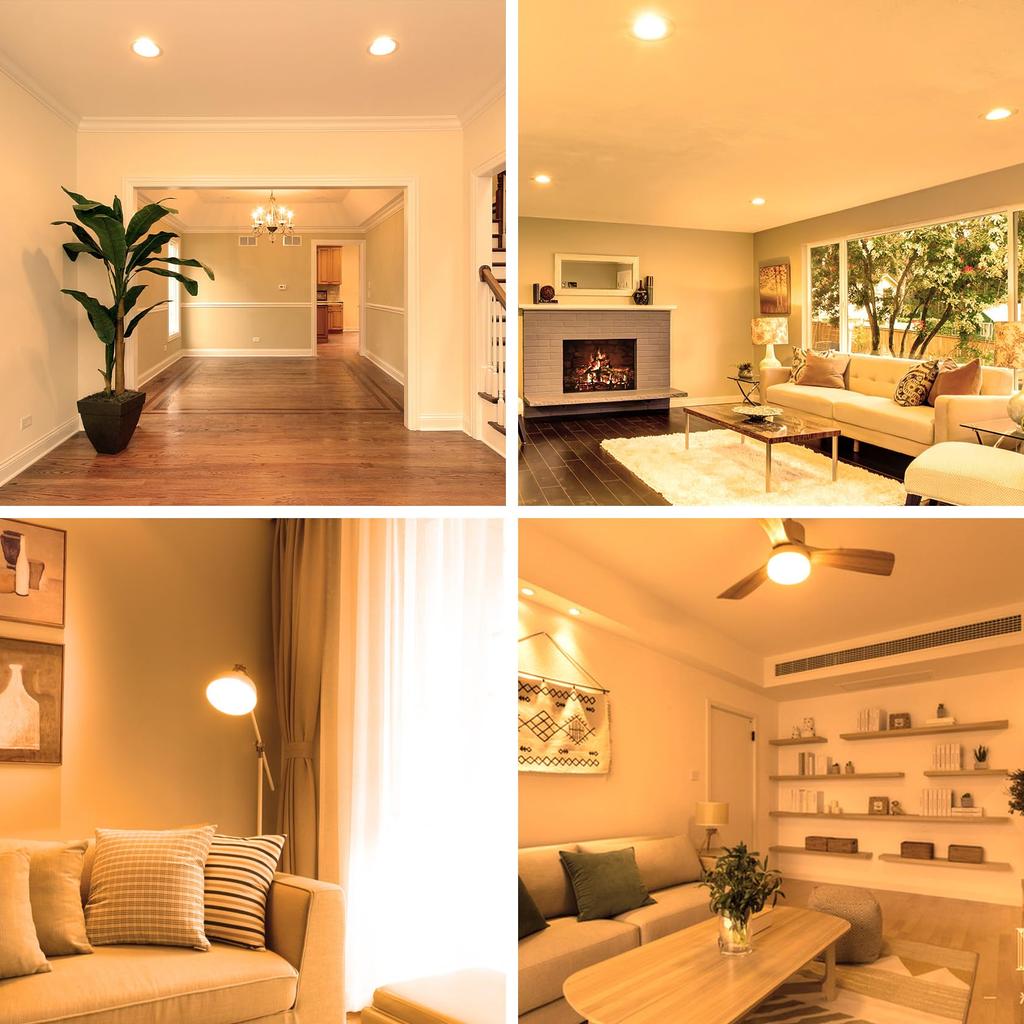 ORALUCE T-Shaped LED Bulbs, E26 Base, 40W Equivalent, Warm White, 3000K, 5W, 500LM, Omnidirectional, Non-Dimmable, Compatible with Insulated