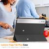 Чехол для Lenovo Yoga Tab Plus Кожаный чехол-подставка с защитой от падений для планшета