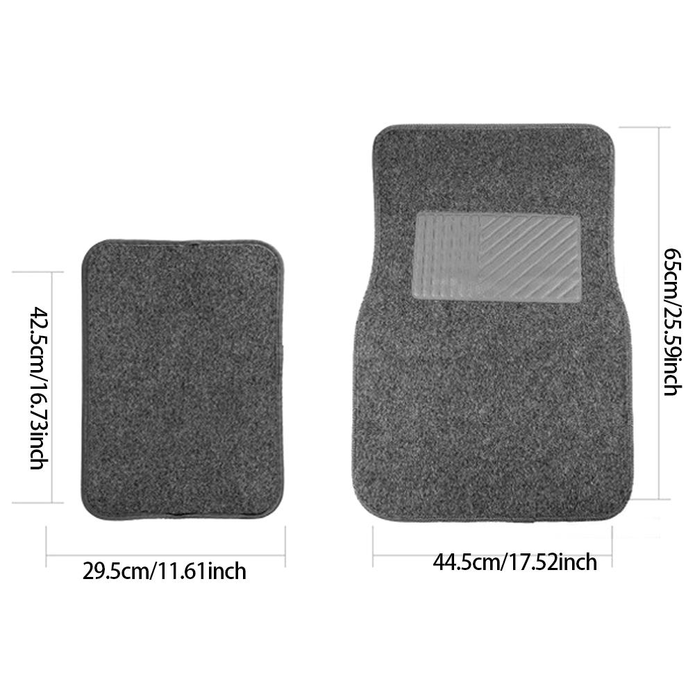 4 шт./компл. автомобильный противоскользящий коврик универсальный автомобильный защитный коврик для пола огнестойкий ПВХ-коврик для автомобиля внедорожника фургона грузовика аксессуары