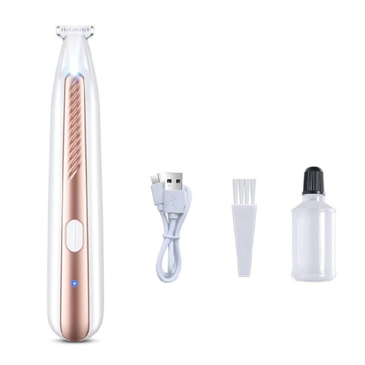 Керамическое лезвие Триммер для лап собак и кошек Беспроводная аккумуляторная машинка для стрижки с малошумным мотором и эргономичной рукояткой