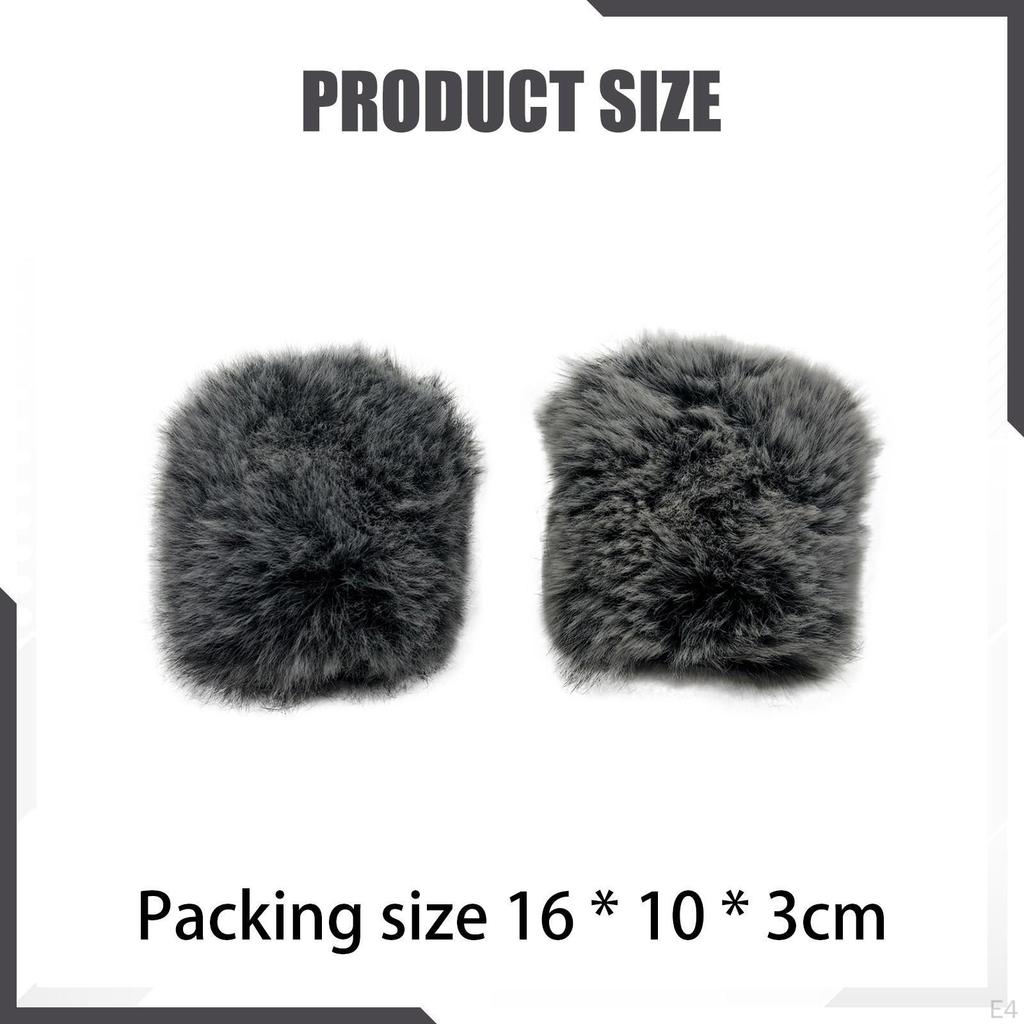 Windscreen Mic Cover Easy to Use Practical Compact Wind for Interview Indoor Outdoor