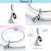 Copper Spots Series Charm Eiffel Tower Egypt Charms Pendant Fit Mula Original Sliver Bracelets Diy Jewelry Gifts