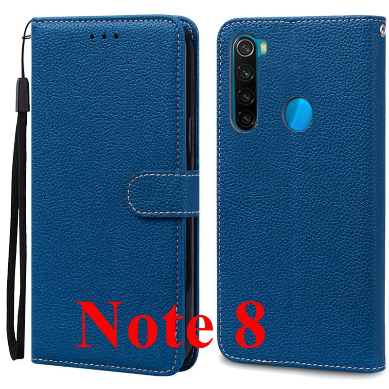 For Xiaomi Redmi Note 8 Pro Case Silicon Leather Wallet Phone Case for Redmi Note 8 Case Redmi Note 8 Pro Flip Case Coque Fundas