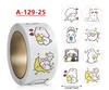 500Pcs Rolls  Kids Lnspirational Stickers Cute Animal Stickers Reward Stickers Kids Stickers Wholesale Self-Adhesive Labels