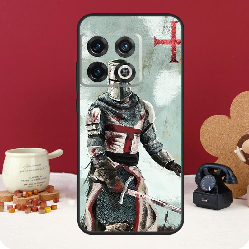 Knights Templar Cover For OnePlus 13R 13 12 12R 11 10 Pro 8T 10T OnePlus Nord 4 CE 2 3 Lite N10 N20 N30 Case