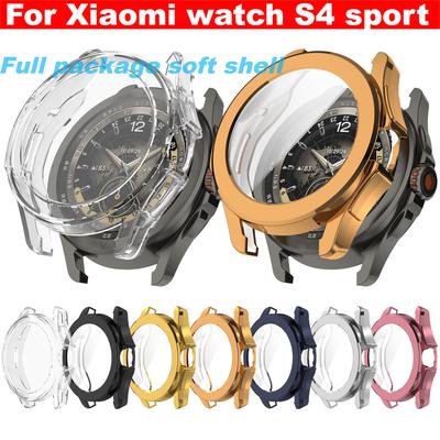 Для часов Xiaomi watch S4 sport защитный чехол Mi watch S4 Sport всесторонний чехол из ТПУ Аксессуары для умных часов Защитная пленка для экрана