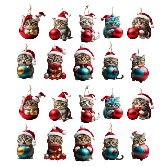 Рождественские лошадиные украшения 2D акриловые винтажные лошади рождественская елка подвесное украшение западная тема животные украшения для рождественской елки домашний декор