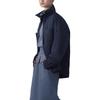 Men's PUMA Puffer Jackets Unisex Nightfall Gray-44 Lapel Moderate