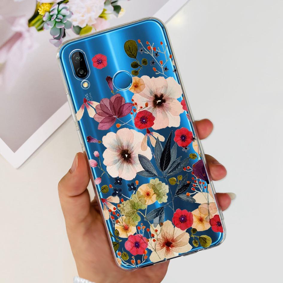 Чехол для Huawei P20 Lite Чехол Милый Астронавт Мультяшный Тонкий Прозрачный Мягкий Силикон Задняя Крышка Телефона Для Huawei P20Lite ANE-LX2 Funda