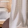 1 шт. NAPEARL, классические современные тюлевые занавески для гостиной, роскошные элегантные текстильные занавески, прозрачные шторы