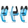 XCMAN Alpine Ski Vise PRO для настройки лыж и регулировки угла наклона, прочные и устойчивые губки открываются до 105 мм, высота натирания воском, -