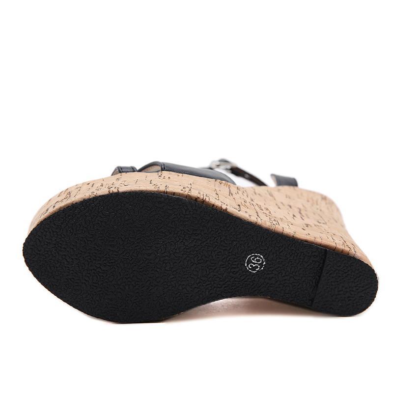 Eilyken Дизайнерские женские сандалии на платформе с текстурой древесины, женские сандалии-гладиаторы на высоком каблуке с пряжкой на щиколотке и ремешком, летние женские туфли с открытым носком