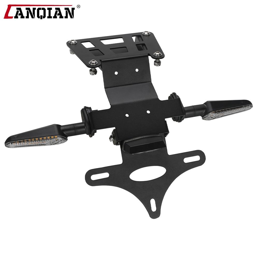 For Yamaha YZF-R3 R25 MT03 MT25 2015-2024 Accessories License Plate Holder Bracket with signal light Set Fender Eliminator Kit