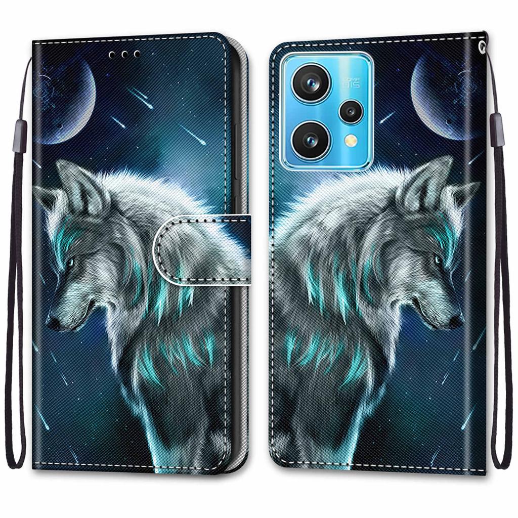 Роскошный окрашенный кожаный чехол-книжка, защитный чехол для Realme GT Neo3/Realme 9 Pro Plus/Oppo Find X5 Pro/Oppo A57 A77 A36 A11X A58 A8X