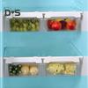 Pull-out Fridge Drawer Organizer Storage Box Large Capacity Easy Installation Transparent Refrigerator Storage Drawer Bin