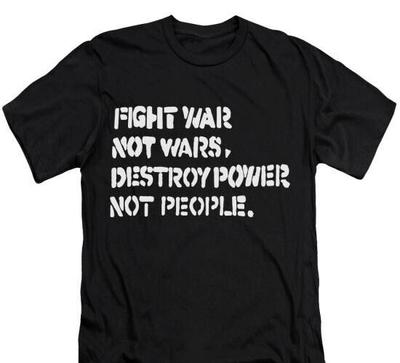 Crass - Футболка Fight war , Музыкальная группа Инди-рок Панк Готика Унисекс футболка