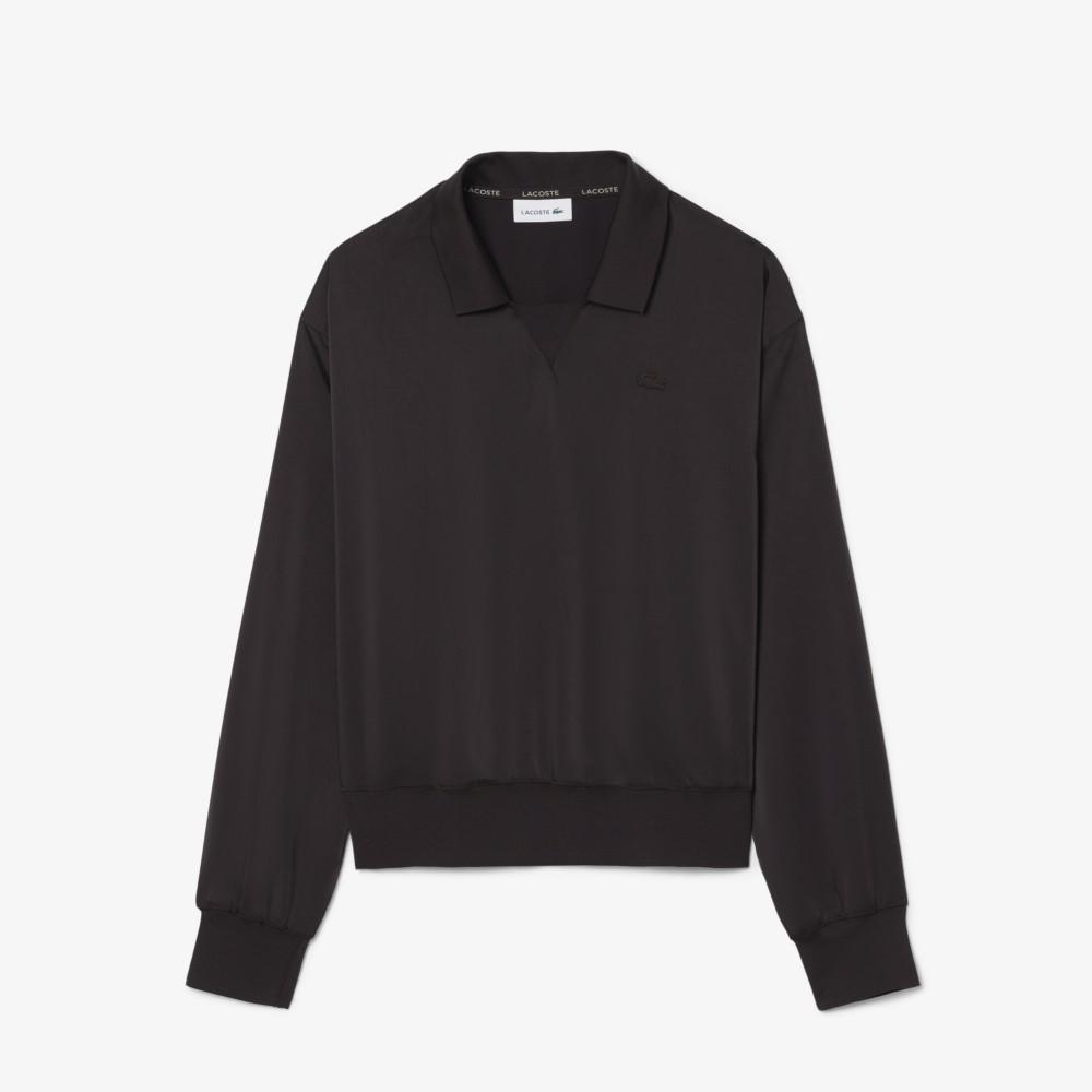 Lacoste Женский топ-поло из струящегося атласа CF9802-56G3LA