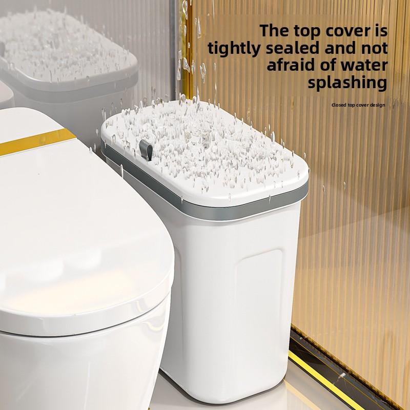 Настенный мусорный бак для домашних туалетов и кухонь. Подвесная модель. Легко очистить. Модель туалетной комнаты. Мусорное ведро с крышкой.